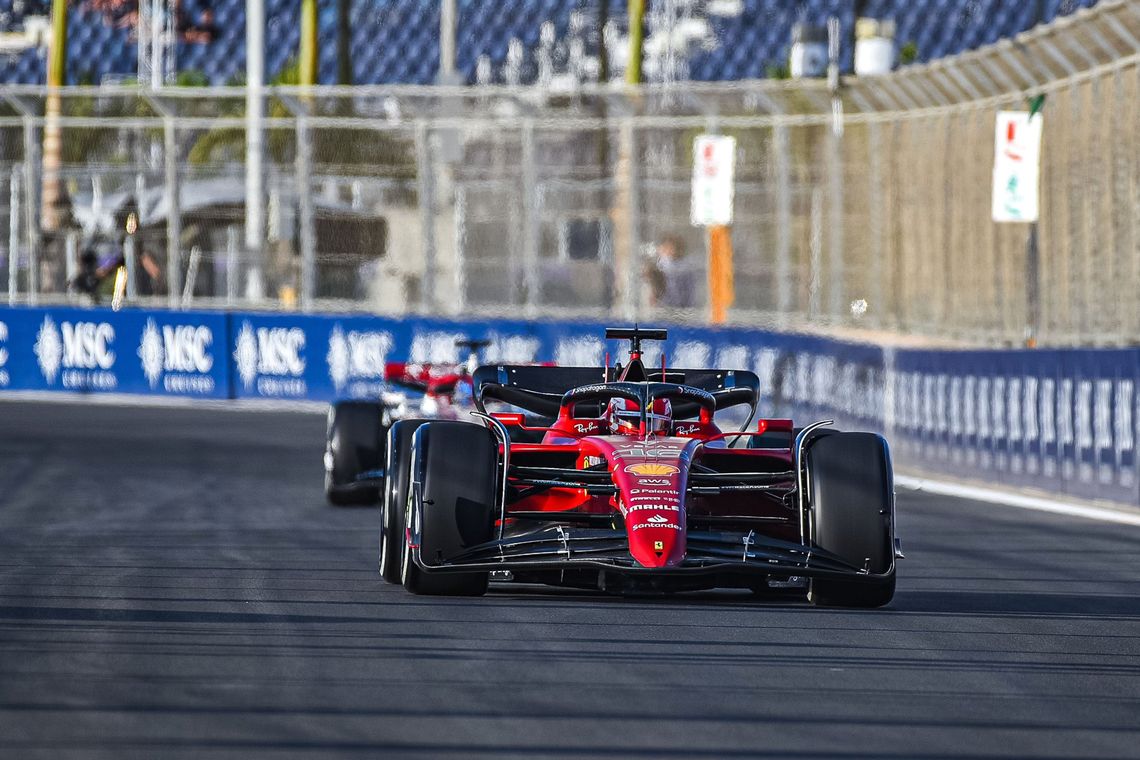 La Ferrari de Charles Leclerc volvió a ser la más veloz en Atabia Saudita