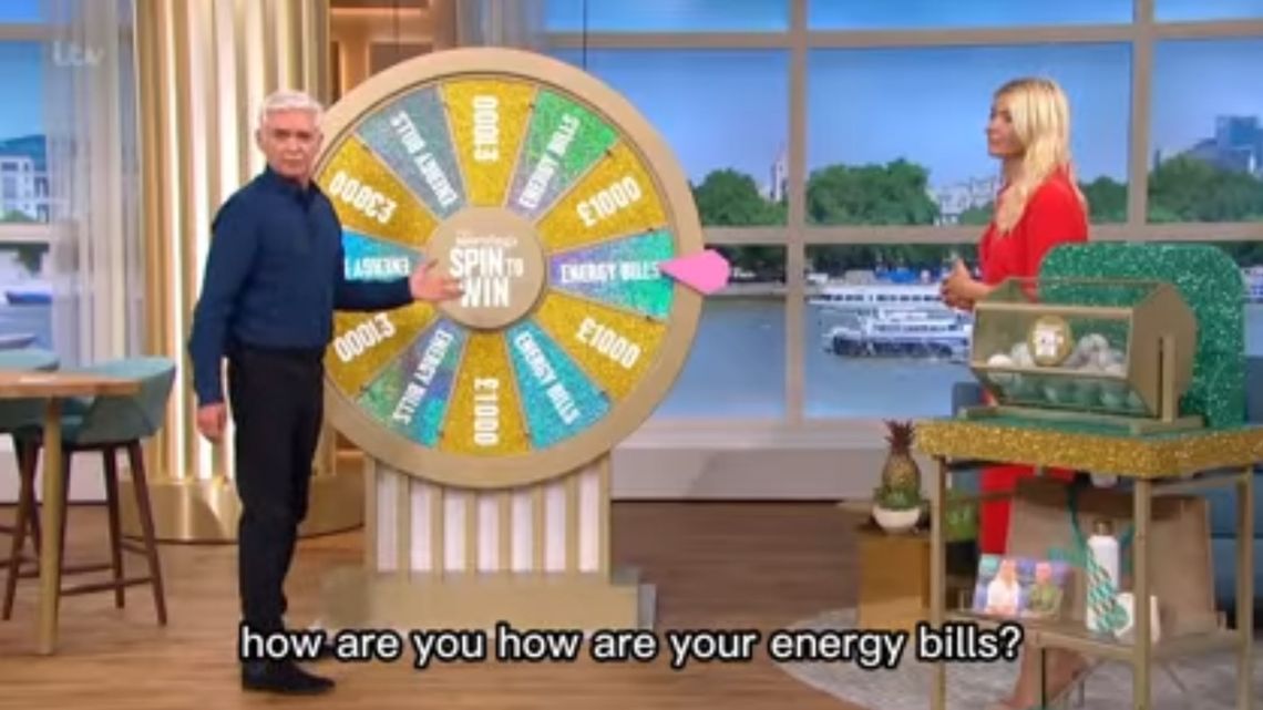 Reino Unido: programa de TV ofrece pagar facturas de energía.