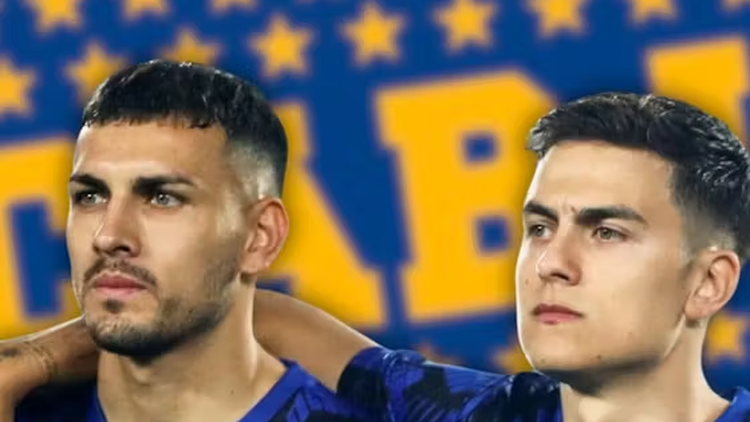 Paredes y Dybala podrían volver a jugar juntos en Boca.