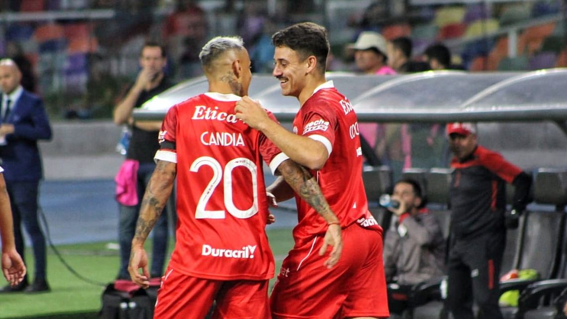 La dupla goleadora de Huracán: Cóccaro y Candia