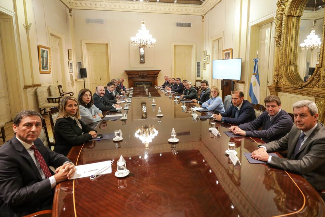 Reunión de Fernández con gobernadores y vicegobernadores.