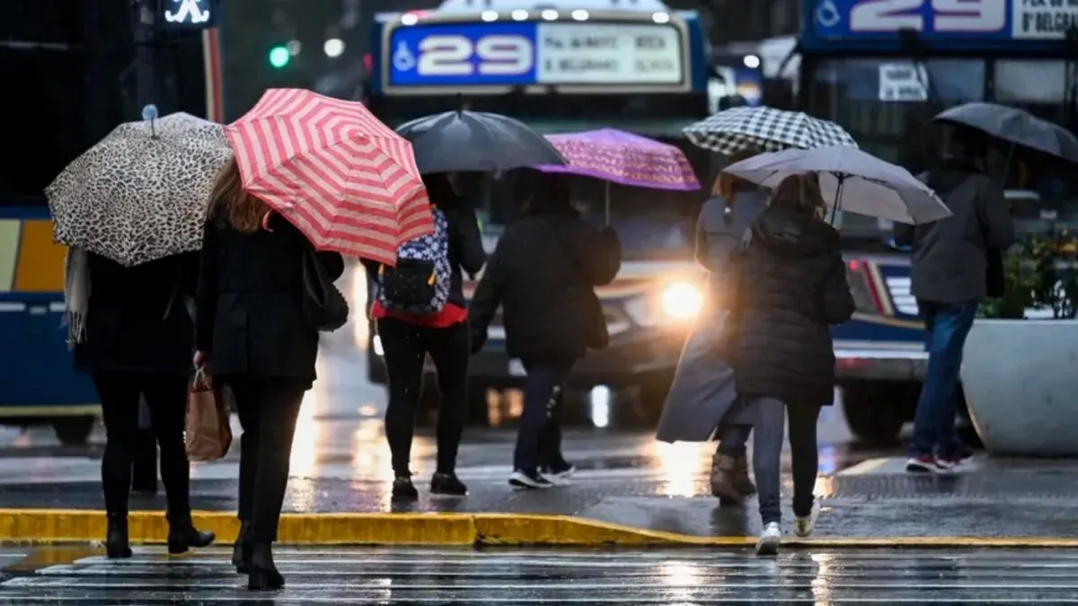 Pronóstico: ¿Hasta cuándo seguirá la lluvia en el AMBA?