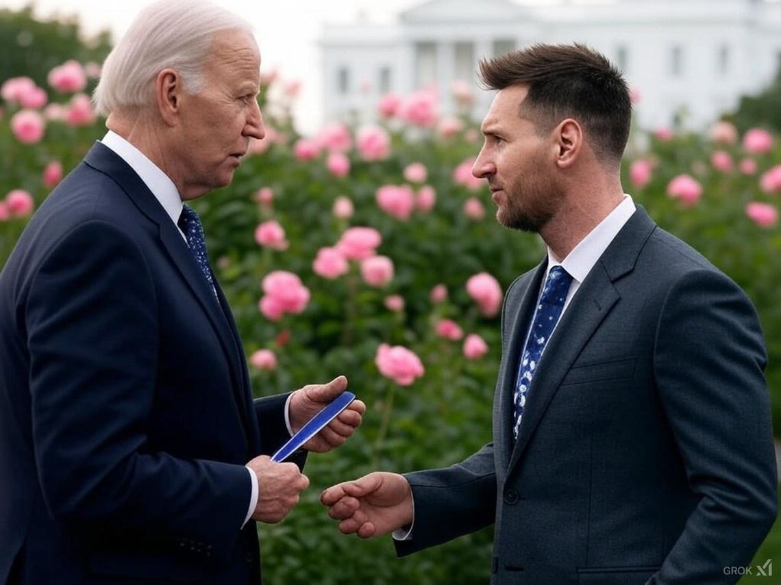 Lionel Messi recibirá la condecoración de manos del presidente estadounidense Joe Biden.