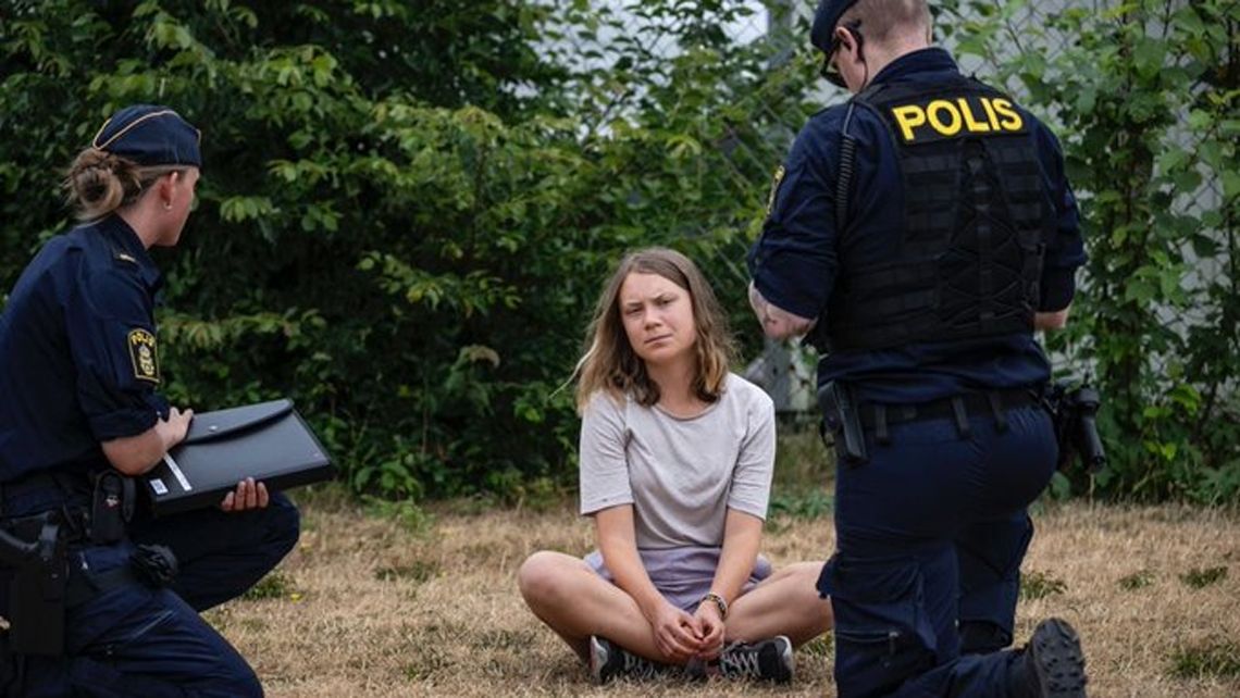 Suecia: imputan a Greta Thunberg por desobediencia a la autoridad