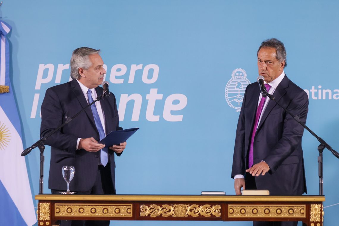 Casa Rosada - Daniel Scioli jura como ministro de Desarrollo Productivo