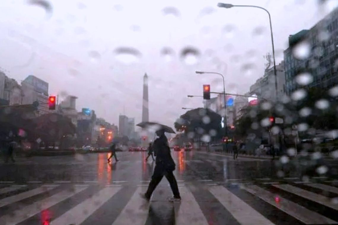 Llegó la lluvia a Buenos Aires: cómo sigue el clima