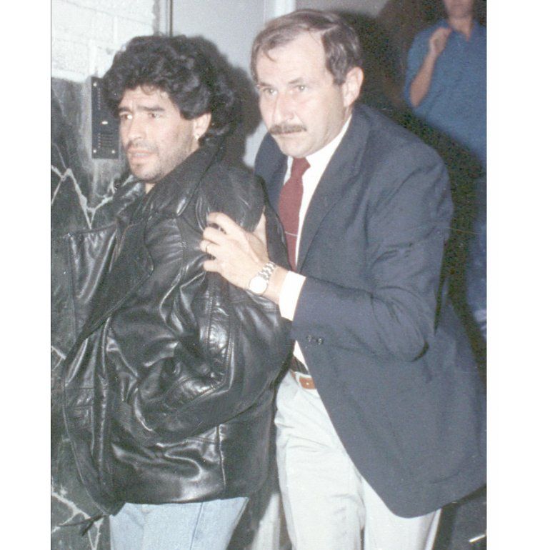 Maradona y aquella detención en un departamento de Caballito