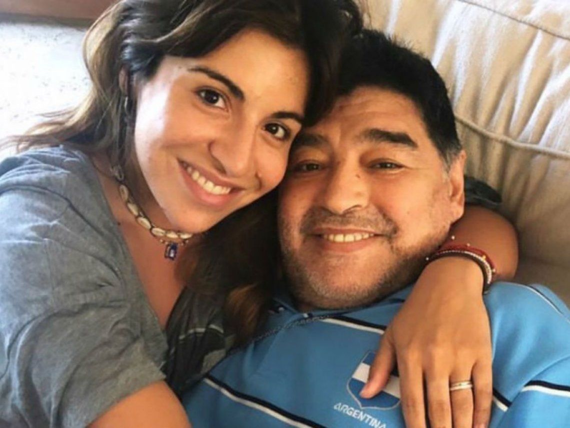 Gianinna y Diego Maradona.