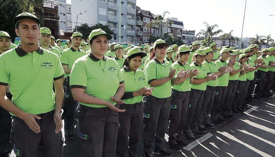 dLa nueva fuerza de intervención en calles de Avellaneda fue presentada ayer en el Polo Judicial sito en Sarandí.
