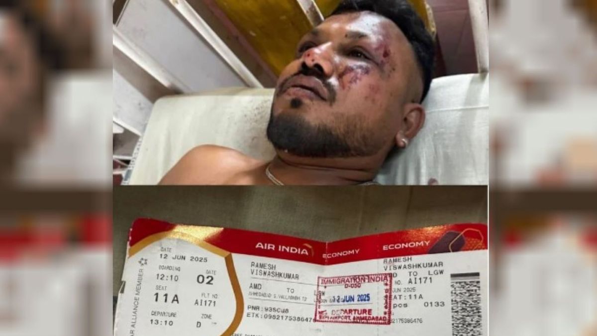 Tragedia aérea en India: Único sobreviviente tras estrellarse avión de Air India