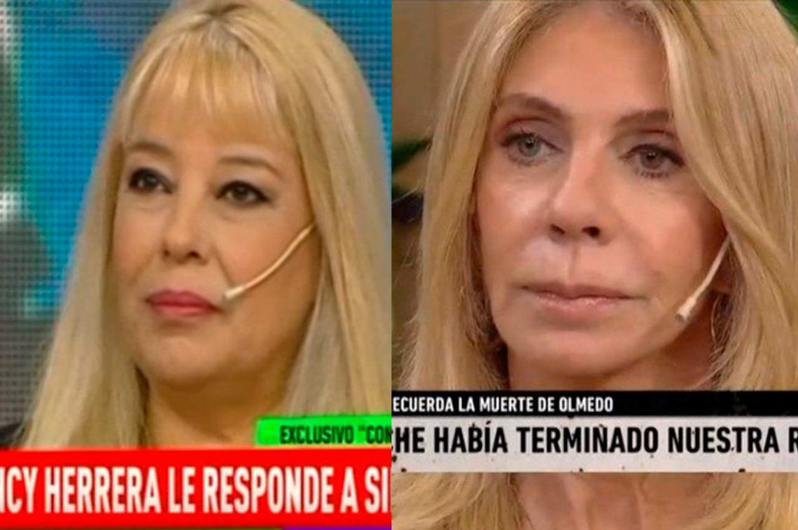 Nancy Herrera cruzó a Silvia Pérez por hablar de Olmedo