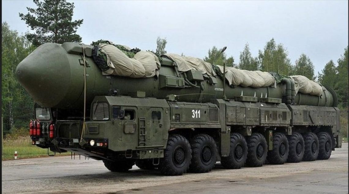 Misil Yars de La Fuerza de Misiles Estratégicos de Rusia