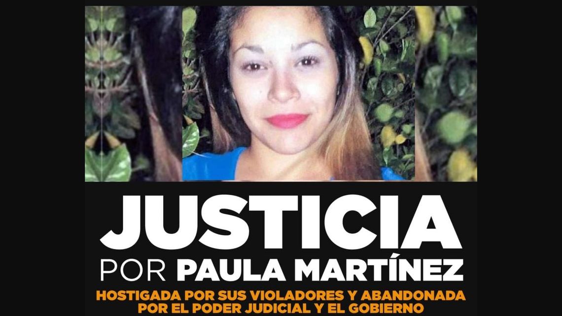 Paula Martínez: piden justicia el aberrante hecho. 