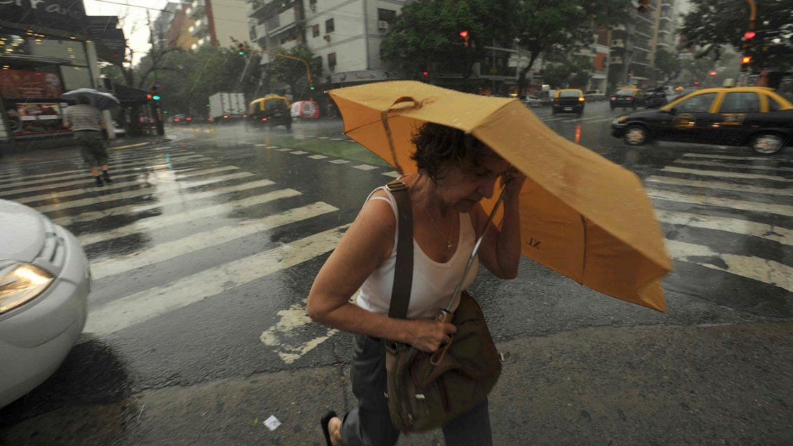 Alertas por tormentas en Capital Federal y Gran Buenos Aires