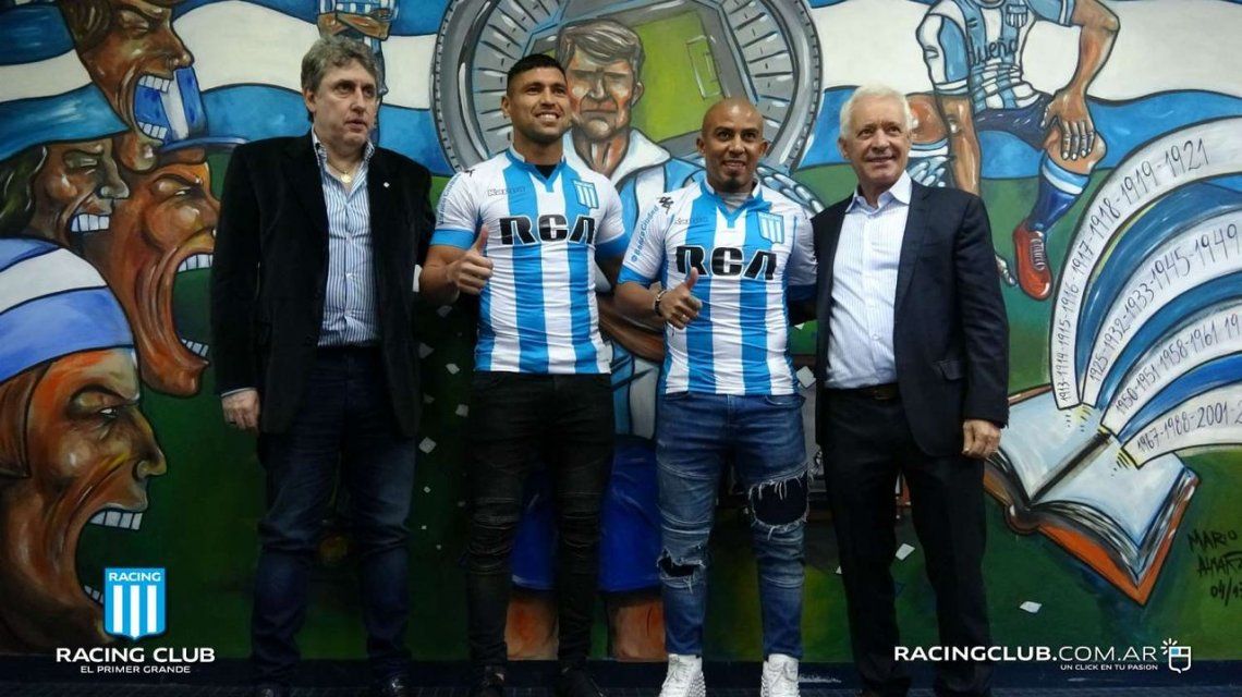 Los refuerzos de Racing firmaron y Cocca está feliz por la Libertadores