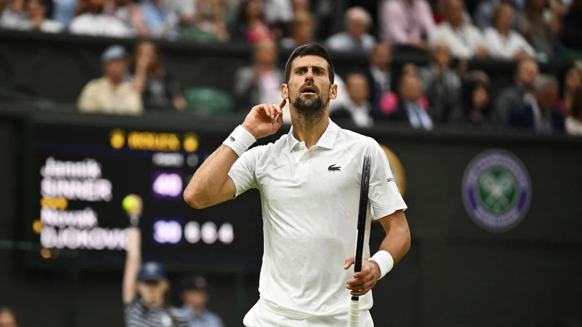 Novak Djokovic buscará ser campeón en Wimbledon.