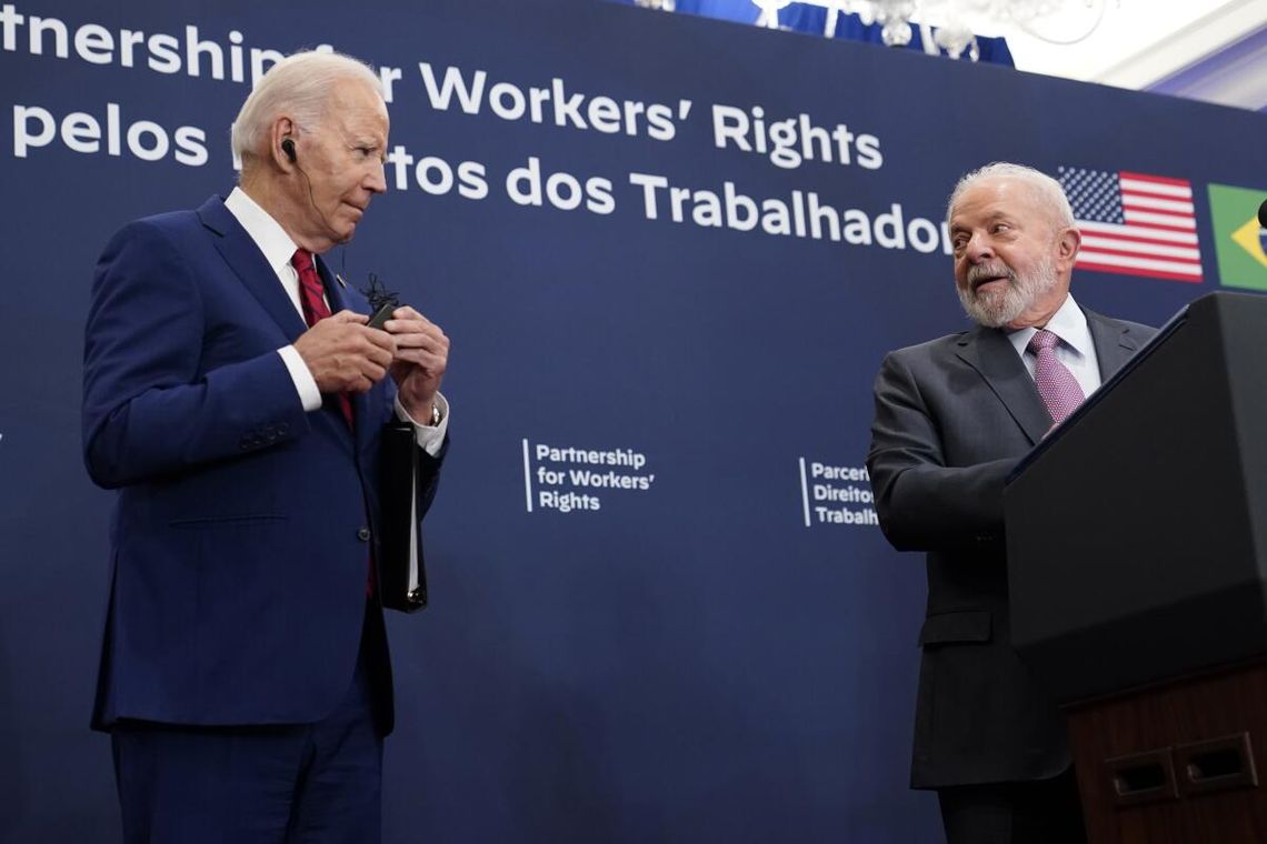 Lula se reunió con Joe Bien en Estados Unidos.