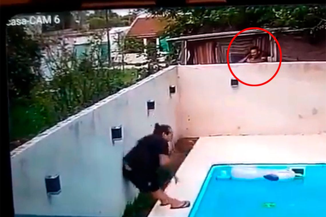 Video: el momento en que el vigilador privado mata a su vecino en Merlo