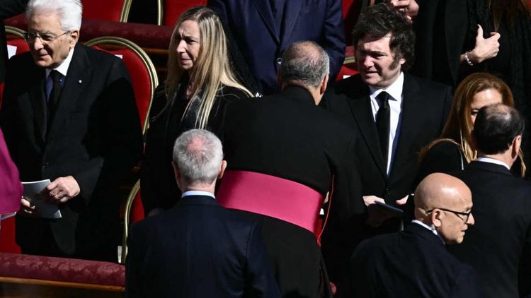 El Presidente y su hermana asistieron al funeral del Papa Francisco.