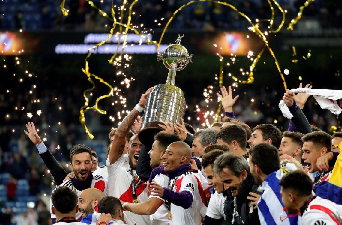 Conmebol dio a conocer el parche que utilizarán River y Flamengo en la final única de la Copa Libertadores 2019