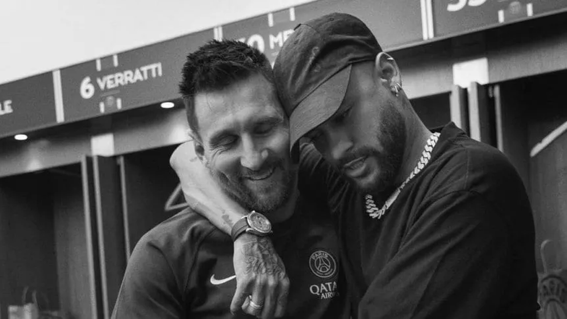 Messi y Neymar son amigos.
