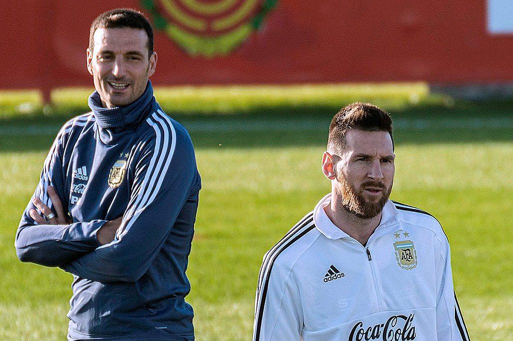 Scaloni confía en poder contar con Messi. Archivo.