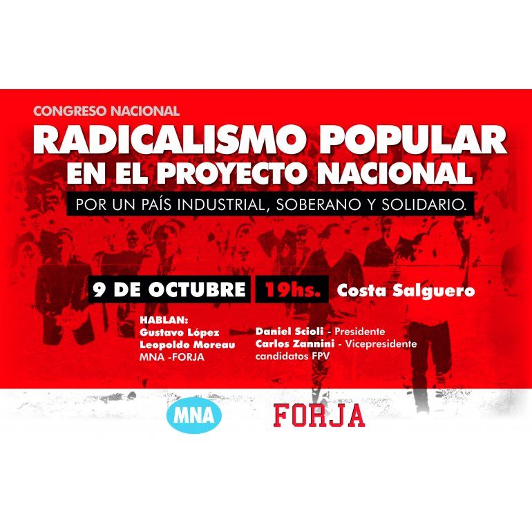 Nace el Movimiento Nacional Alfonsinista-Forja, de López y Moreau