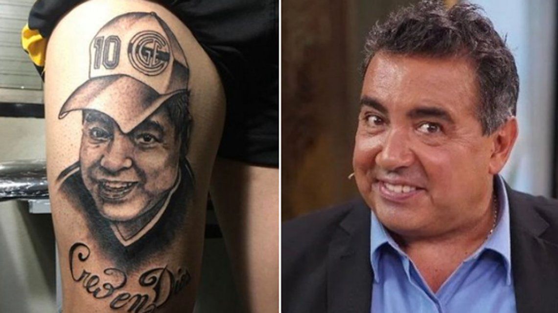 Un hincha de Gimnasia se tatuó a Maradona, se parece a Diego Pérez y estallaron los memes