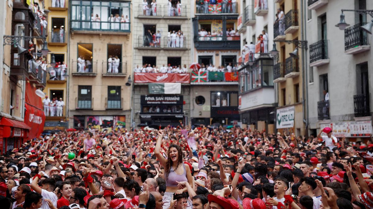 Comenzó el festival de San Fermín tras dos años de ausencia por la pandemia