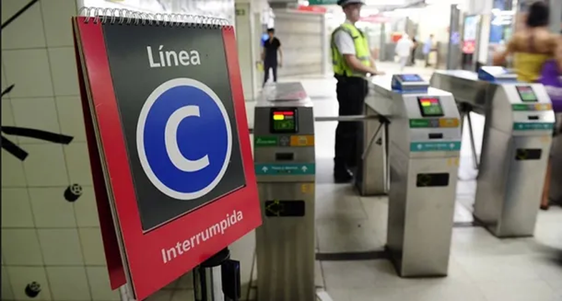 La Línea C se verá afectada por el reclamo de metro delegados de AGTSyP.