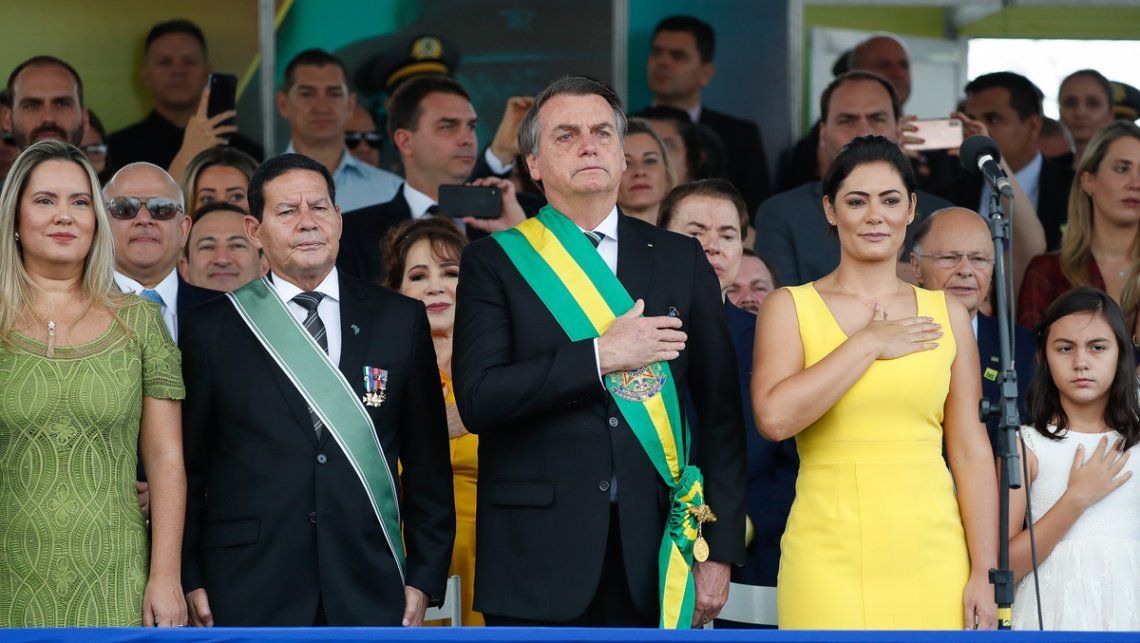 Jair Bolsonaro encabezó un acto con duras advertencias al Supremo Tribunal Federal.