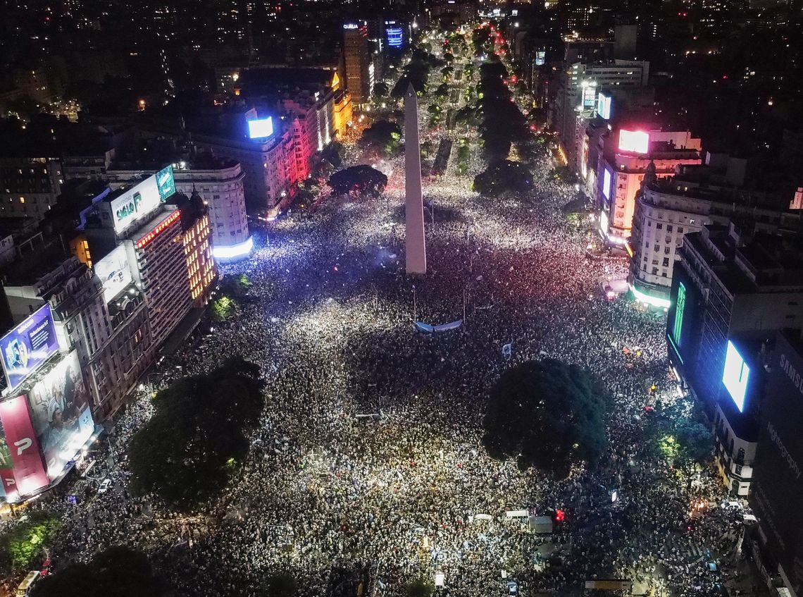 Argentina campeón del mundo: las mejores fotos del festejo en el Obelisco