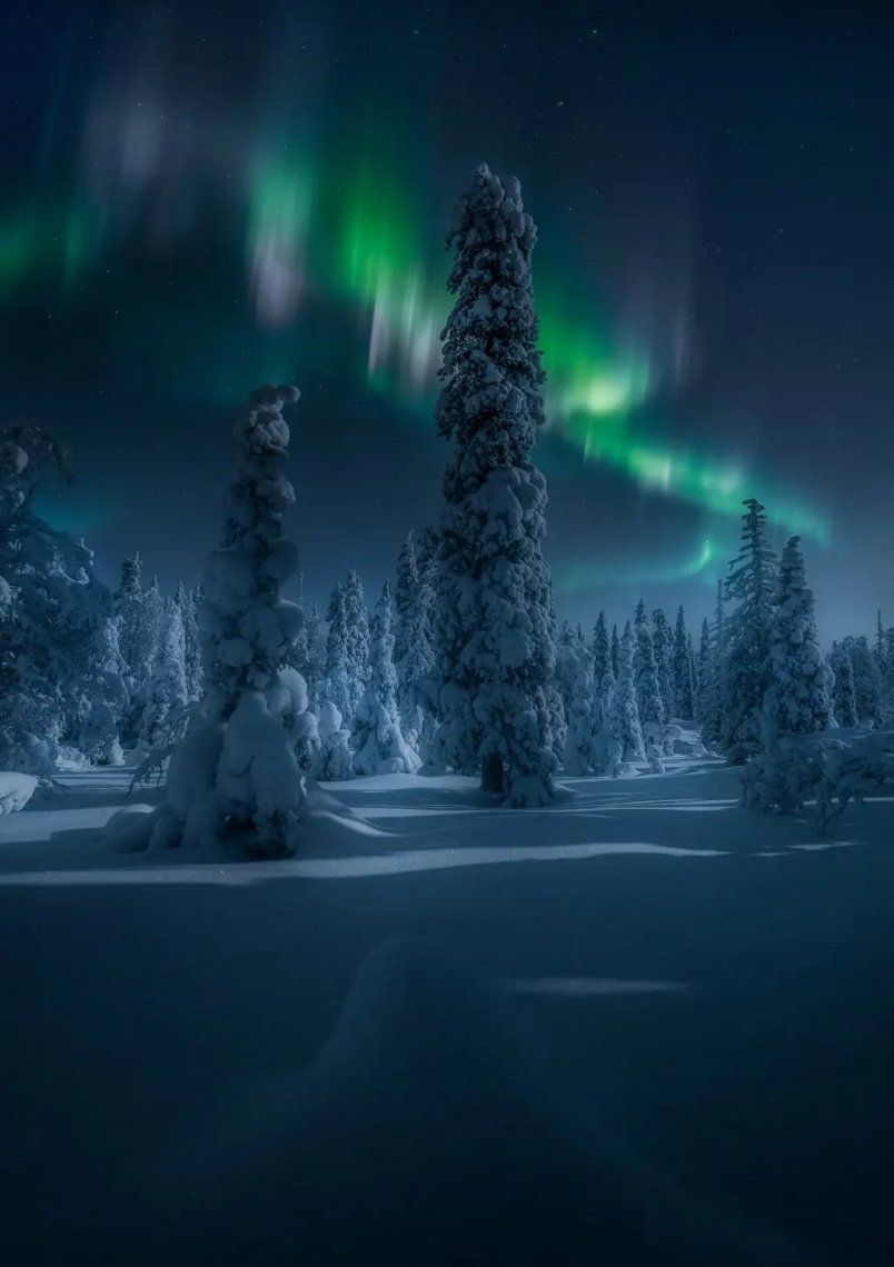 Finlandia de noche
