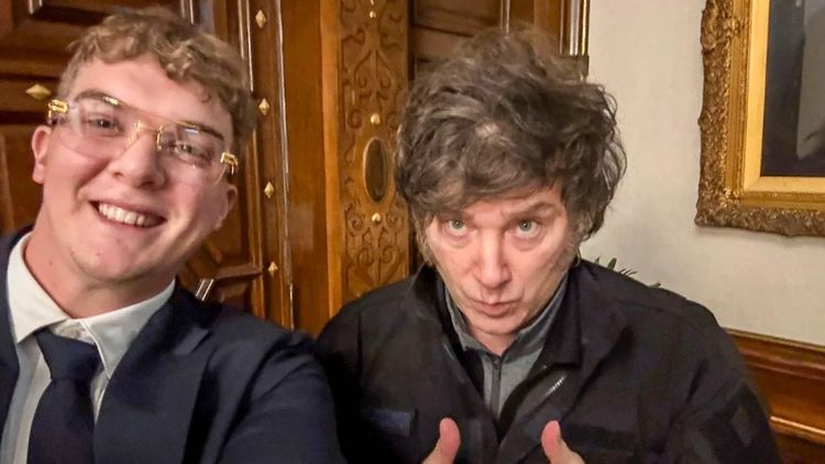 Hayden Davis y Javier Milei. Hubo pérdidas millonarias por el caso Libra.