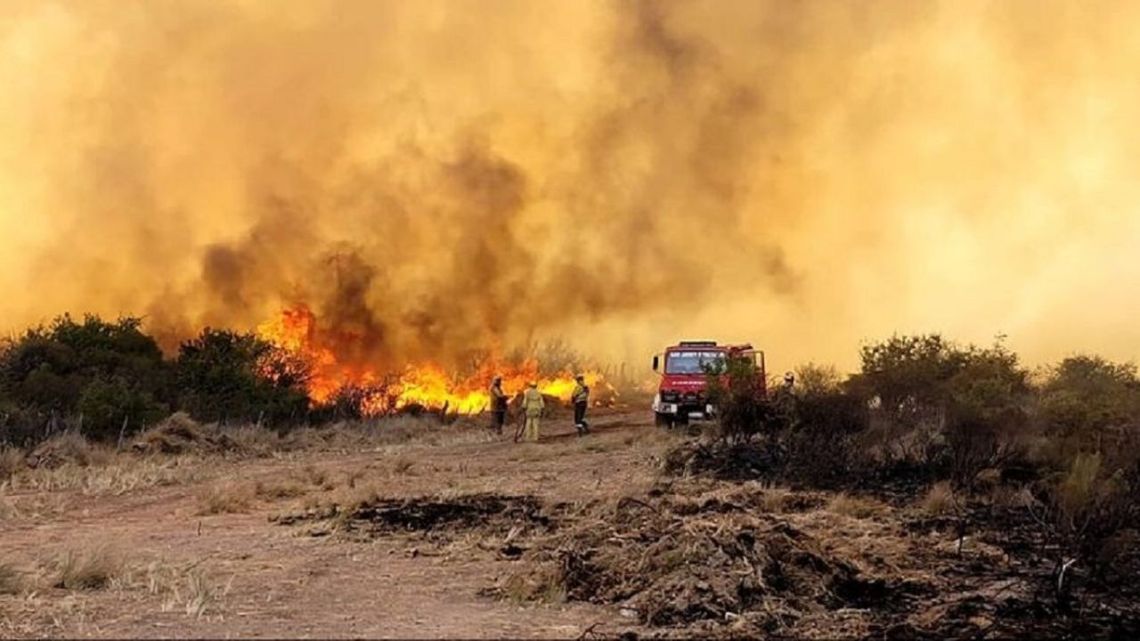 Los incendios forestales afectan nueve provincias