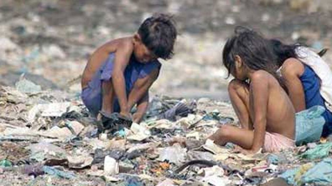 Los niños son los más afectados por la pobreza y el hambre